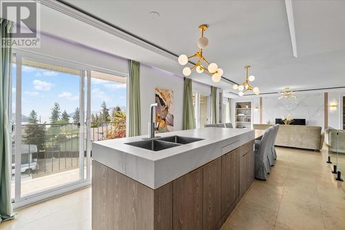 5956 Victoria Street, Peachland, BC - Indoor Photo Showing Kitchen With Double Sink