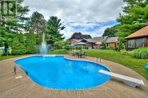 1 Alder Crescent, Pelham, ON - Outdoor With In Ground Pool With Backyard