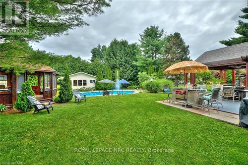 1 Alder Crescent, Pelham, ON - Outdoor With In Ground Pool With Backyard