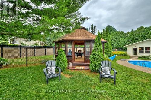 1 Alder Crescent, Pelham, ON - Outdoor With In Ground Pool With Backyard