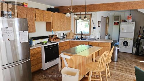 356 Brennan Harbour Road, Spanish, ON - Indoor Photo Showing Kitchen With Double Sink