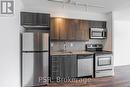 201 - 38 Joe Shuster Way, Toronto, ON  - Indoor Photo Showing Kitchen With Stainless Steel Kitchen 