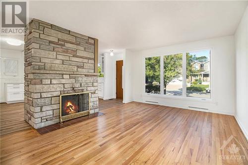 2180 Audrey Avenue, Ottawa, ON - Indoor Photo Showing Living Room With Fireplace