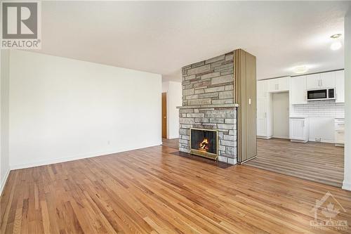 2180 Audrey Avenue, Ottawa, ON - Indoor Photo Showing Living Room With Fireplace