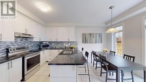 3440 Eternity Way, Oakville, ON - Indoor Photo Showing Kitchen With Double Sink With Upgraded Kitchen