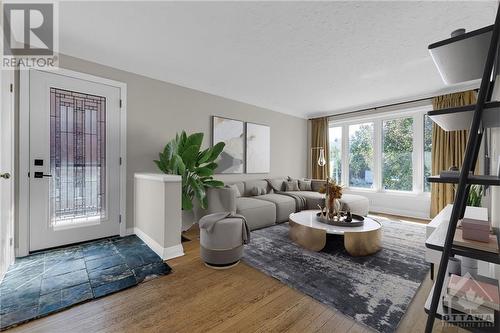 Virtually Staged - 2487 Falcon Avenue, Ottawa, ON - Indoor Photo Showing Living Room