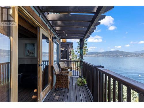 4215 Westside Road Unit# 7, Kelowna, BC - Outdoor With Body Of Water With Deck Patio Veranda With Exterior