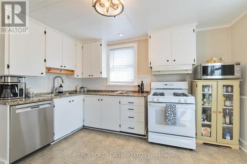 28 Walter Avenue S, Hamilton, ON - Indoor Photo Showing Kitchen With Double Sink