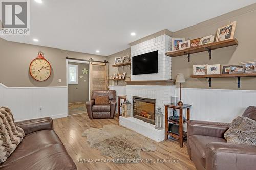 2482 Waterford Street, Oakville, ON - Indoor Photo Showing Living Room With Fireplace