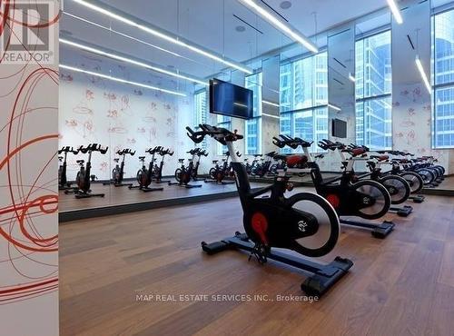 1107 - 10 York Street, Toronto, ON - Indoor Photo Showing Gym Room