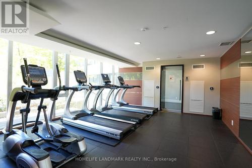 S1204 - 120 Bayview Avenue, Toronto (Waterfront Communities), ON - Indoor Photo Showing Gym Room