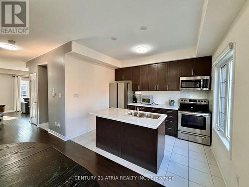 119 Ferris Square, Clarington (Courtice), ON - Indoor Photo Showing Kitchen With Stainless Steel Kitchen With Double Sink