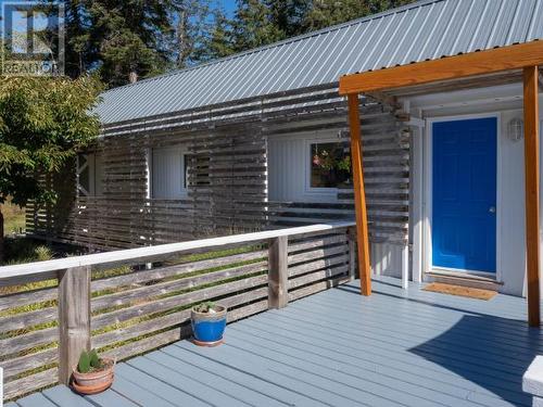 5667 Gillies Bay Rd Road, Texada Island, BC - Outdoor With Deck Patio Veranda