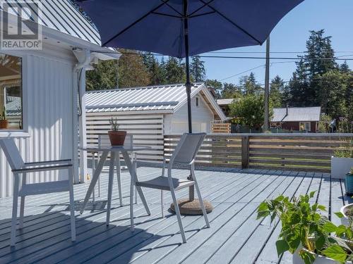 5667 Gillies Bay Rd Road, Texada Island, BC - Outdoor With Deck Patio Veranda With Exterior