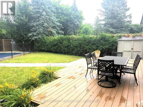 24 Avondale Crescent, Markham (Markham Village), ON - Outdoor With Deck Patio Veranda With Backyard