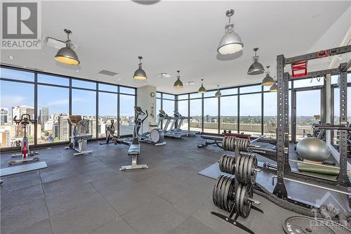 255 Bay Street Unit#612, Ottawa, ON - Indoor Photo Showing Gym Room