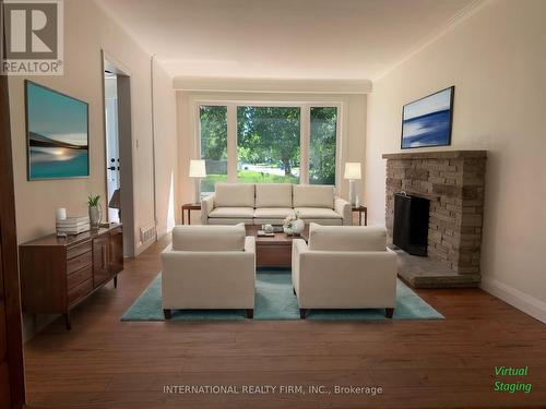 1199 Willowbrook Drive, Oakville (Bronte East), ON - Indoor Photo Showing Living Room With Fireplace