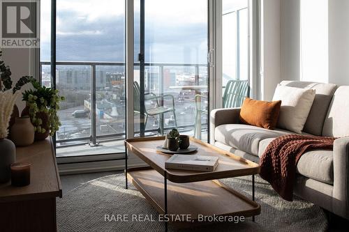 3301 - 36 Zorra Street, Toronto, ON - Indoor Photo Showing Living Room