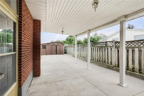 77 Greenford Drive, Hamilton, ON - Outdoor With Deck Patio Veranda With Exterior