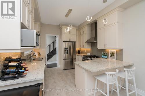 159 Morningside Drive, Halton Hills (Georgetown), ON - Indoor Photo Showing Kitchen With Stainless Steel Kitchen With Upgraded Kitchen