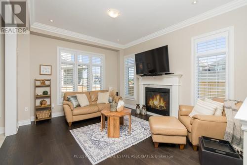 159 Morningside Drive, Halton Hills (Georgetown), ON - Indoor Photo Showing Living Room With Fireplace