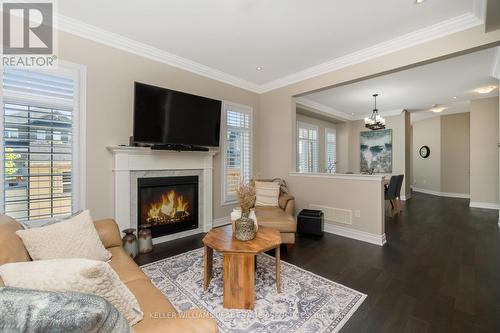 159 Morningside Drive, Halton Hills (Georgetown), ON - Indoor Photo Showing Living Room With Fireplace