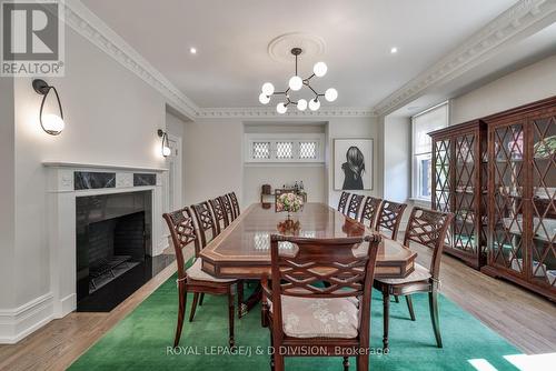 60 Dunvegan Road, Toronto (Forest Hill South), ON - Indoor Photo Showing Dining Room With Fireplace