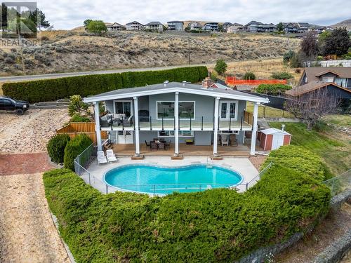 1744 Pennask Terrace, Kamloops, BC - Outdoor With In Ground Pool With Deck Patio Veranda With Backyard