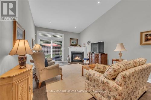 4 Toulon Avenue, Hamilton (Ancaster), ON - Indoor Photo Showing Living Room With Fireplace