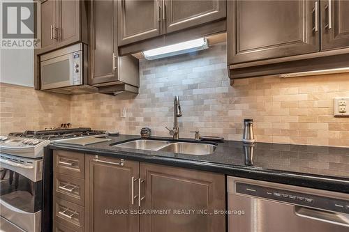 4 Toulon Avenue, Hamilton (Ancaster), ON - Indoor Photo Showing Kitchen With Double Sink