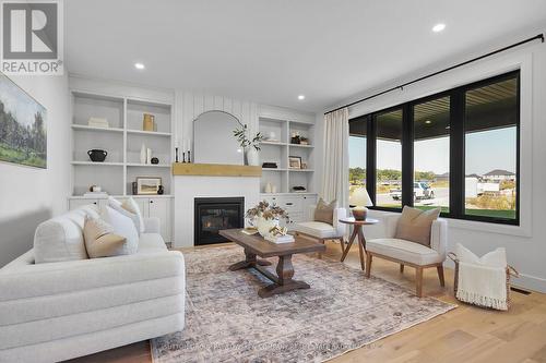 48 Allister Drive, Middlesex Centre (Kilworth), ON - Indoor Photo Showing Living Room With Fireplace