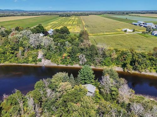 Photo aÃ©rienne - 1360 Rg Lépine, Saint-Liguori, QC - Outdoor With Body Of Water With View