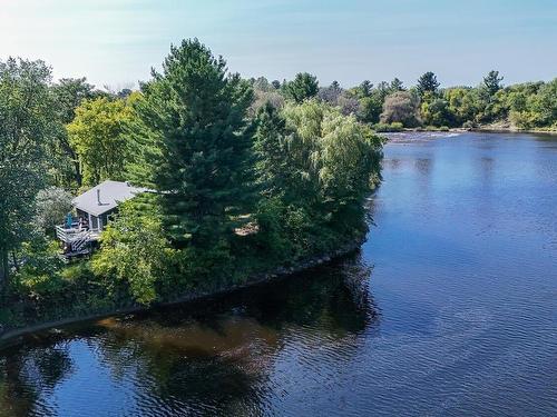 Aerial photo - 1360 Rg Lépine, Saint-Liguori, QC - Outdoor With Body Of Water With View