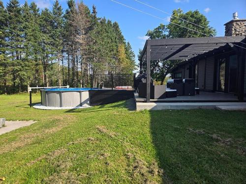 Patio - 865 Ch. Sacré-Coeur E., Adstock, QC - Outdoor With Above Ground Pool