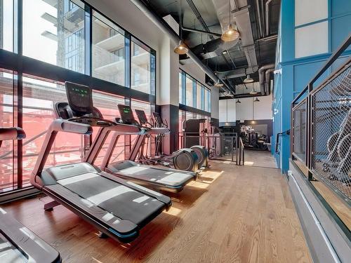 Exercise room - 1805-200 Rue Marie-Charles-Le Moyne, Longueuil (Le Vieux-Longueuil), QC - Indoor Photo Showing Gym Room