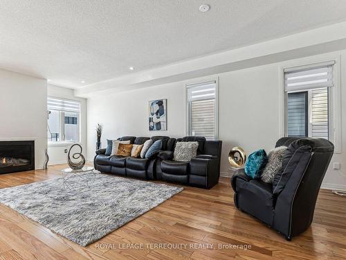 15 Clipper Lane, Clarington, ON - Indoor Photo Showing Living Room With Fireplace