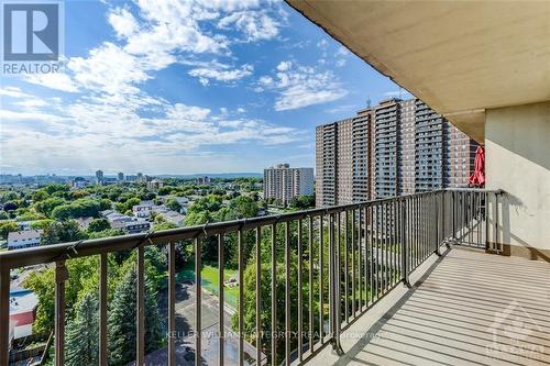 1412 - 665 Bathgate Drive, Ottawa, ON - Outdoor With Balcony With View