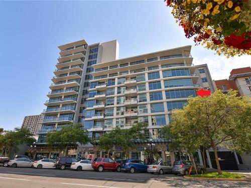 505-845 Yates St, Victoria, BC - Outdoor With Balcony With Facade