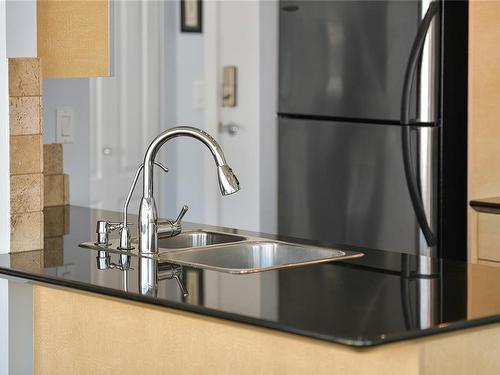 505-845 Yates St, Victoria, BC - Indoor Photo Showing Kitchen With Double Sink