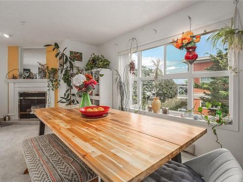 404-1361 Hillside Ave, Victoria, BC - Indoor Photo Showing Other Room With Fireplace