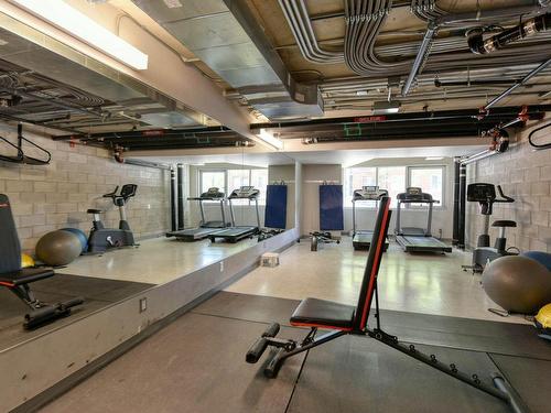 Exercise room - 208-4500 Ch. De La Côte-Des-Neiges, Montréal (Côte-Des-Neiges/Notre-Dame-De-Grâce), QC - Indoor Photo Showing Gym Room