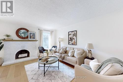 82 Dalecroft Circle, Markham, ON - Indoor Photo Showing Living Room With Fireplace