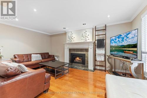 28 Hastings Drive, Markham, ON - Indoor Photo Showing Living Room With Fireplace