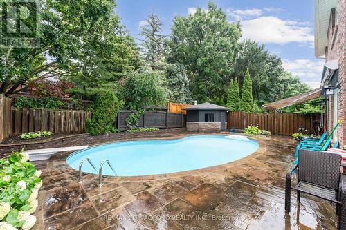 28 Hastings Drive, Markham, ON - Outdoor With In Ground Pool With Backyard