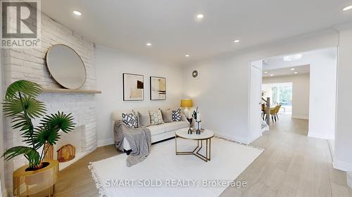 92 Tunney Crescent, Markham, ON - Indoor Photo Showing Living Room With Fireplace