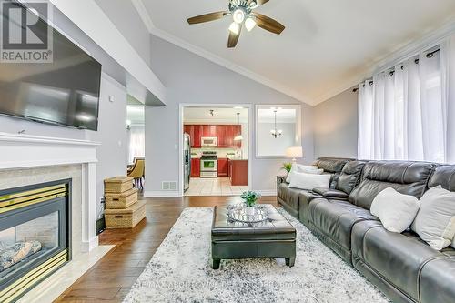 2425 Sequoia Way, Oakville, ON - Indoor Photo Showing Living Room With Fireplace