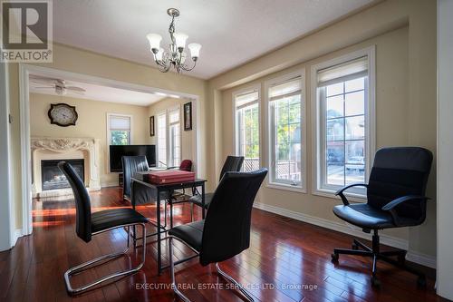 41 Fallstar Crescent, Brampton, ON - Indoor Photo Showing Dining Room With Fireplace