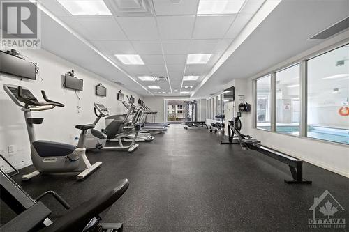 195 Besserer Street Unit#1103, Ottawa, ON - Indoor Photo Showing Gym Room