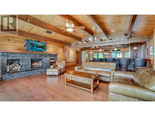 2175 Westside  Road, Invermere, BC - Indoor Photo Showing Living Room With Fireplace