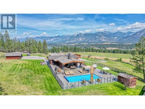 2175 Westside  Road, Invermere, BC - Outdoor With In Ground Pool With View